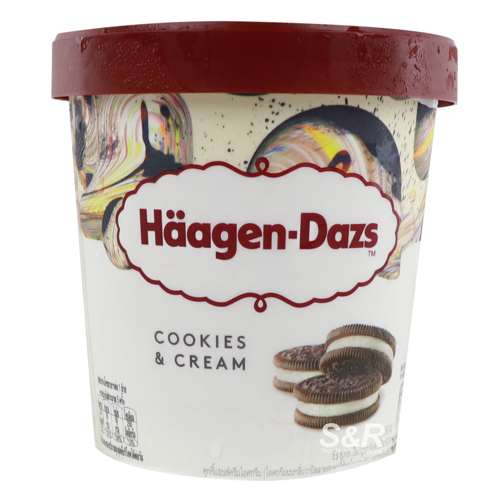 Haagen-Dazs Ice Cream  Cookies and Cream Flavor 473mL